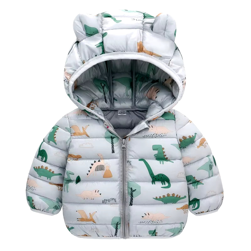 Hooded Lightweight down Jackets Children Boy Girl Baby Coat Autumn Winter Outerwear Casual Clothing Kids Christmas Birthday Gift