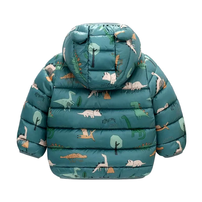 Hooded Lightweight down Jackets Children Boy Girl Baby Coat Autumn Winter Outerwear Casual Clothing Kids Christmas Birthday Gift