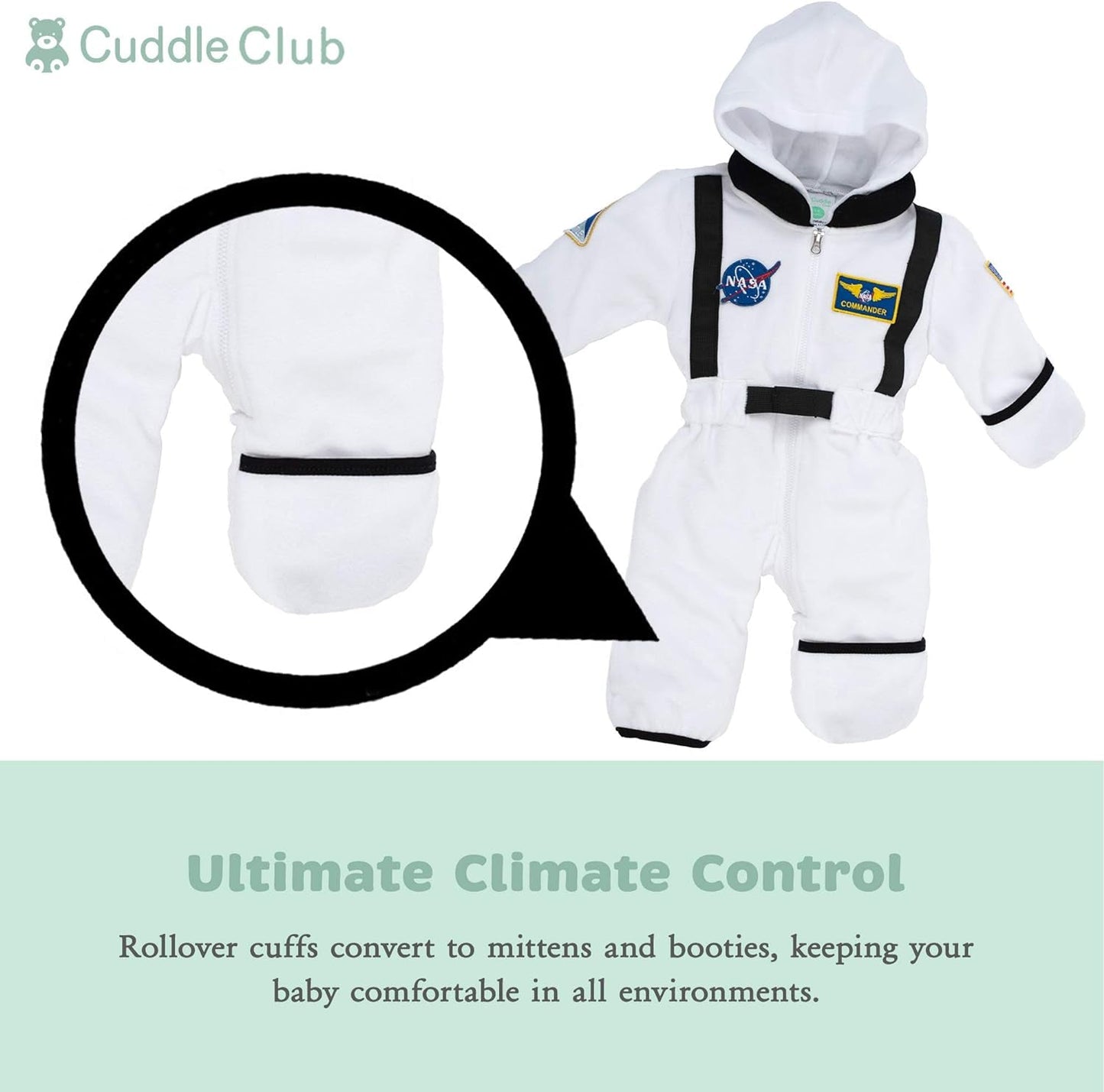 Cozy Fleece Bunting - Baby & Toddler Kids Fleece Bodysuit with Elastic Waist – Hooded One Piece Jumpsuit