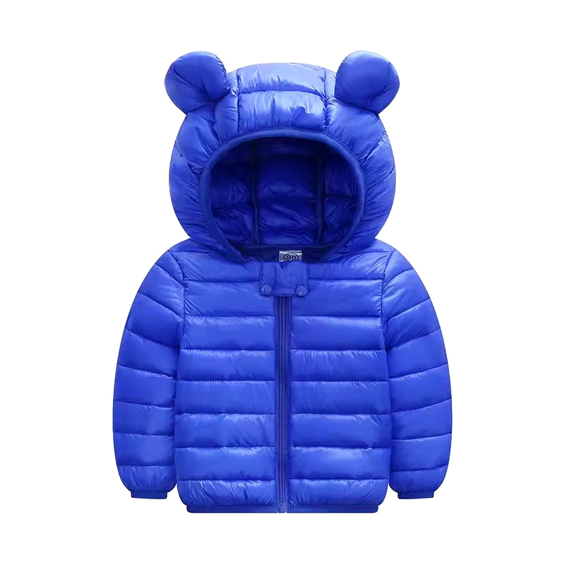 Hooded Lightweight down Jackets Children Boy Girl Baby Coat Autumn Winter Outerwear Casual Clothing Kids Christmas Birthday Gift